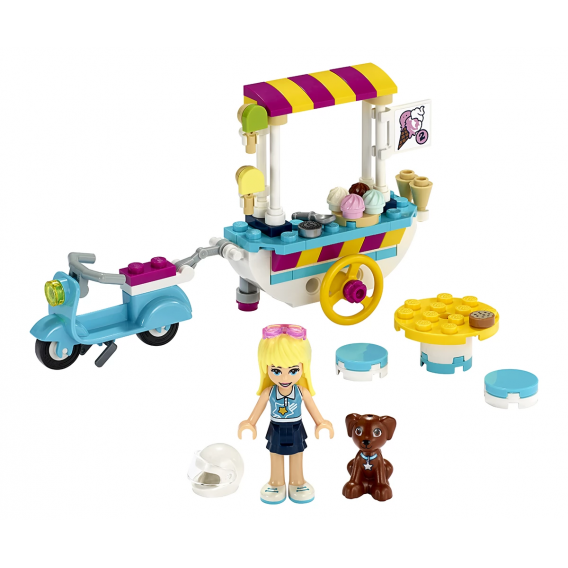 Set Lego, cărucior cu înghețată, 97 de bucăți Lego 110110 3