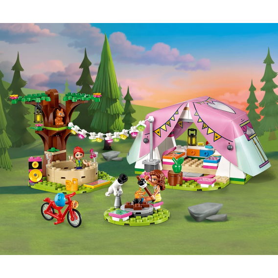 Set Lego, camping de lux în natură, 241 de bucăți Lego 110146 3