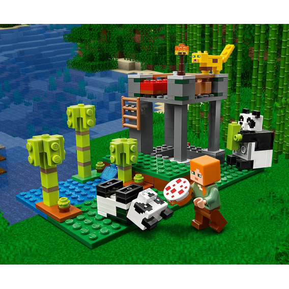 Set Lego, grădinița Panda, 204 bucăți Lego 110185 4