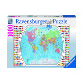 Puzzle harta lumii, marca Ravensburger Ravensburger 11029 