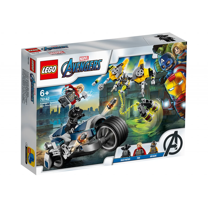 Set Lego, asaltul motocicletelor Avengers, 226 piese  110316