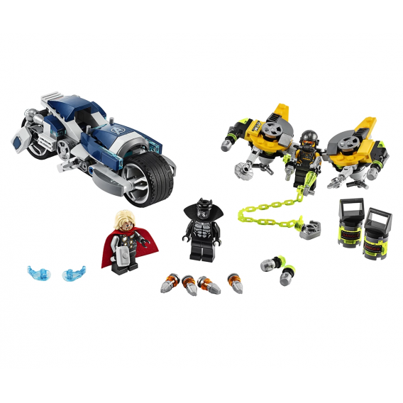 Set Lego, asaltul motocicletelor Avengers, 226 piese Lego 110318 3