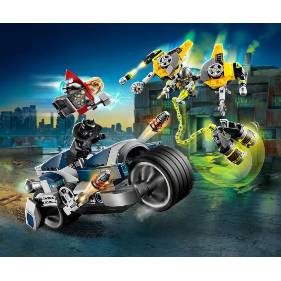 Set Lego, asaltul motocicletelor Avengers, 226 piese Lego 110319 4
