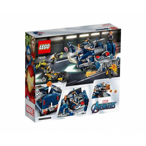 Set Lego, motocliciști Avengers, 447 bucăți Lego 110339 2