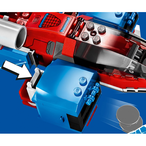 Lego Set, Spiderjet vs. Constructor Venom Mech, 371 de piese Lego 110369 7