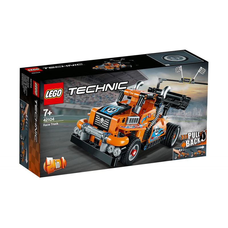 Set Lego, camion de curse, 227 bucăți  110407