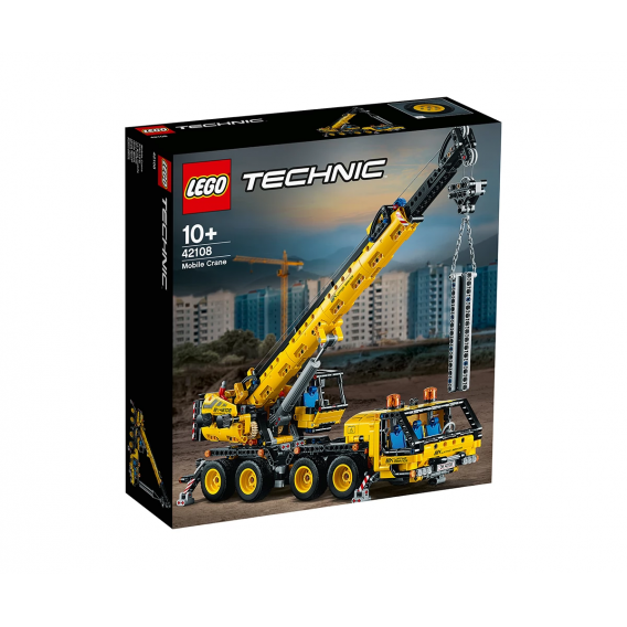 Set Lego, macara mobilă, 1292 piese Lego 110445 