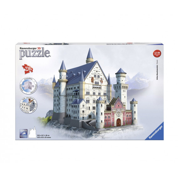Puzzle 3D castel Neuschwanstein Ravensburger 11062 