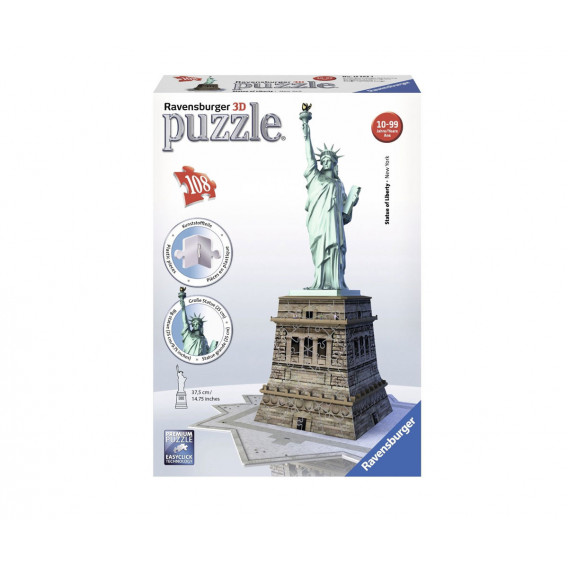 Puzzle 3D cu statuia libertății Ravensburger 11065 