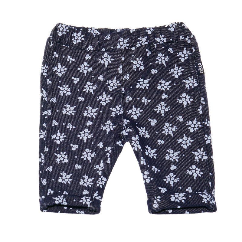 Pantaloni pentru fetițe cu imprimeu floral  110700