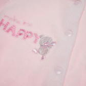 Salopetă cu mânecă lungă pentru fetiță roz Chicco 110762 9