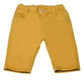 Pantaloni de bumbac pentru bebeluș maro Chicco 110817 