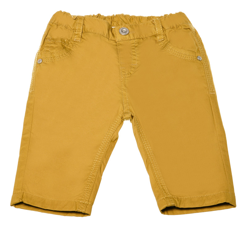 Pantaloni de bumbac pentru bebeluș maro  110817