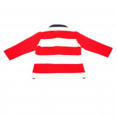 Bluză cu mânecă lungă de băiat, dungi roșii și albe Chicco 110960 2