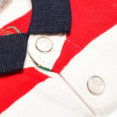 Bluză cu mânecă lungă de băiat, dungi roșii și albe Chicco 110961 3