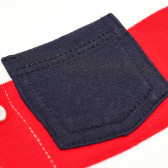 Bluză cu mânecă lungă de băiat, dungi roșii și albe Chicco 110962 4