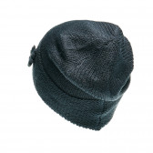 Pălărie din tricot pentru fete, gri inchis Chicco 110991 2