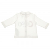 Bluză de bumbac cu imprimeu alb pentru copii Chicco 111005 2