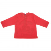 Bluză de bumbac cu imprimeu roșu pentru copii Chicco 111008 2