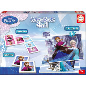 Set de jocuri educative pentru copii 4-în-1  Regatul înghețat Frozen 11101 