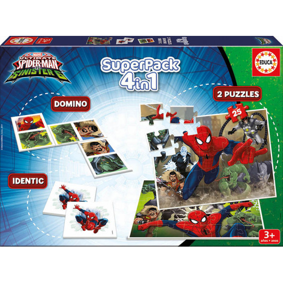 Set de jocuri educaționale Spiderman Educa 11102 