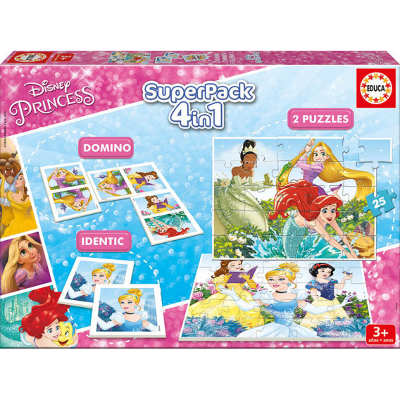 Set de jocuri educative cu prințese  Disney Princess 11103 