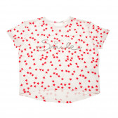 Bluză cu mânecă scurtă pentru fetițe cu imprimeu stele Chicco 111035 