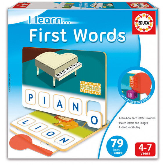 Interesant joc educativ de cuvinte în limba engleză pentru copii cu vârsta peste 4 ani Educa 11111 