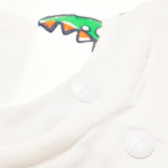 Tricou de bumbac pentru băieți, cu imprimeu, alb Chicco 111124 4