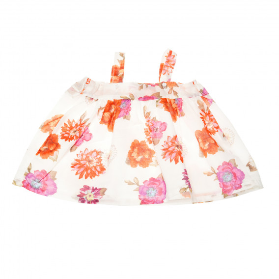 Rochiță pentru fete, cu bretele subțiri și imprimeu floral Chicco 111306 2