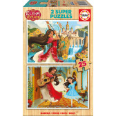 Puzzle 2-în-1 Elena din Avalor de la Disney- 25-Piece Disney 11133 