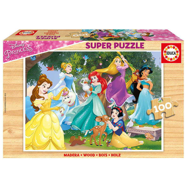 Puzzle din lemn cu prințese Disney 2D  11141
