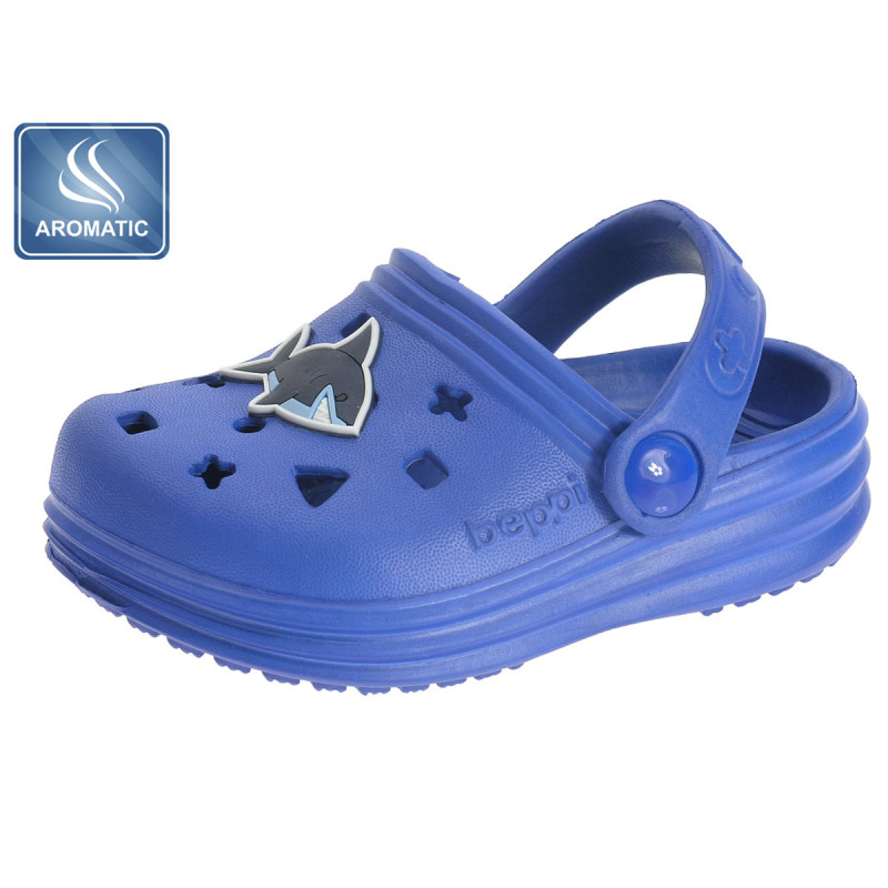Papuci de cauciuc Beppi cu aplicație, albastru  111547