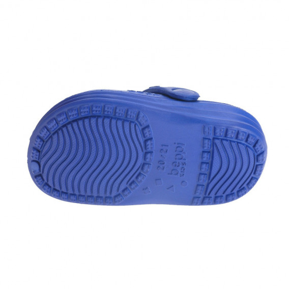 Papuci de cauciuc Beppi cu aplicație, albastru Beppi 111548 2