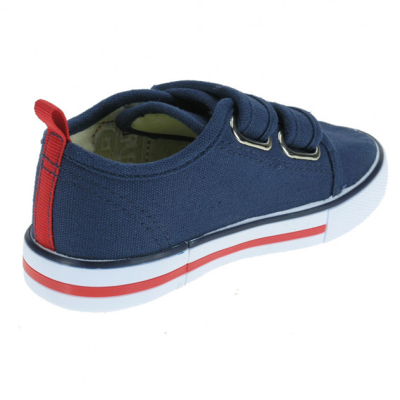 Pantofi Beppi băieți cu bandă de cauciuc și luminițe, albastru Beppi 111617 2
