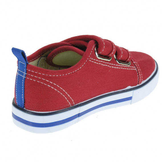 Pantofi Beppi fete cu bandă de cauciuc și luminițe, roșii Beppi 111621 2