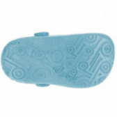 Papuci Beppi din cauciuc albastru deschis cu aplicații, pentru fete Beppi 111670 2