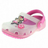 Papuci Beppi din cauciuc roz cu ursuleți, pentru fete Beppi 111673 