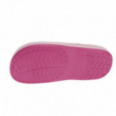 Papuci Beppi roz de cauciuc cu aplicație floare pentru fete Beppi 111684 2