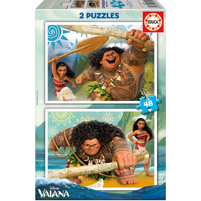 Puzzle Vayana pentru copii, 2 în 1, 48 de piese  11180