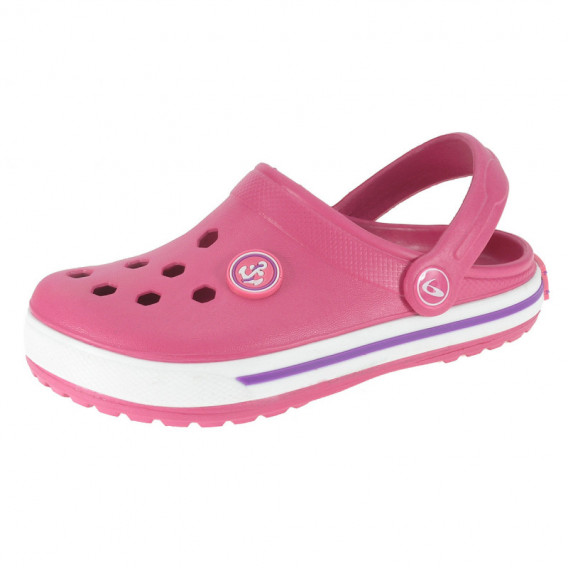 Papuci de cauciuc roz Beppi pentru fete Beppi 111845 