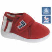 Pantofi de casă Beppi roșii cu talpă solidă pentru fete Beppi 111951 