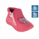 Pantofi de casă Beppi roz pentru fete cu talpă solidă  Beppi 111960 