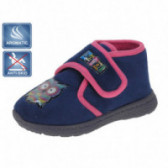 Pantofi de casă Beppi bleumarin pentru fete cu talpă solidă Beppi 111978 