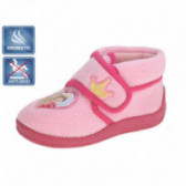 Pantofi de casă Beppi roz cu broderie pentru fete Beppi 111990 