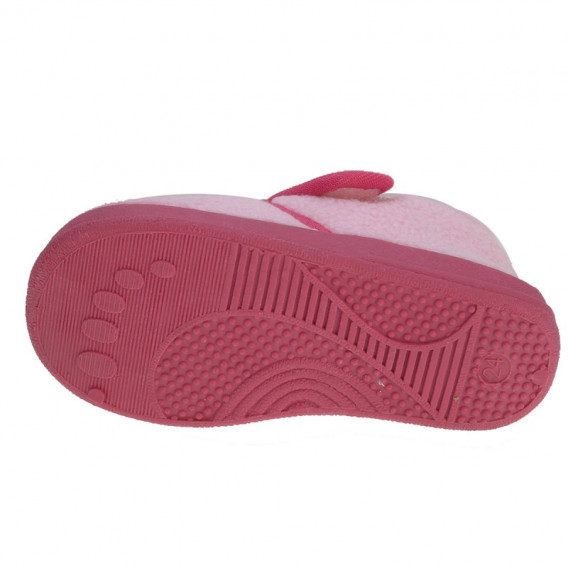 Pantofi de casă Beppi roz cu broderie pentru fete Beppi 111992 3