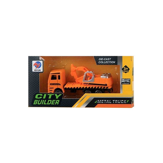Camion de construcție portocaliu Dino Toys 112057 