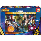 Răzbunarea fără capăt, puzzle de 300 de piese Avengers 11210 