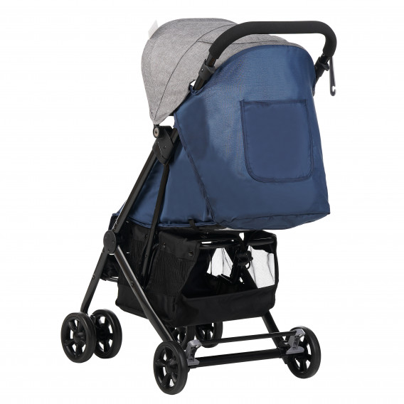 Zizito Baby Carroller - Compact, ușor pliabil cu capac pentru picioare, albastru ZIZITO 112118 5