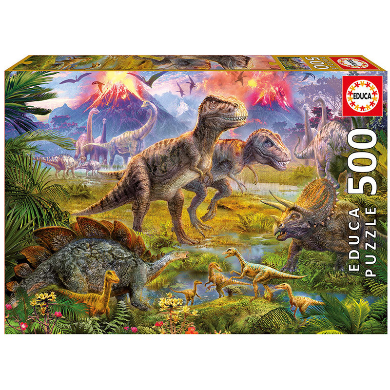 Puzzle Întâlnire cu dinozauri  11220